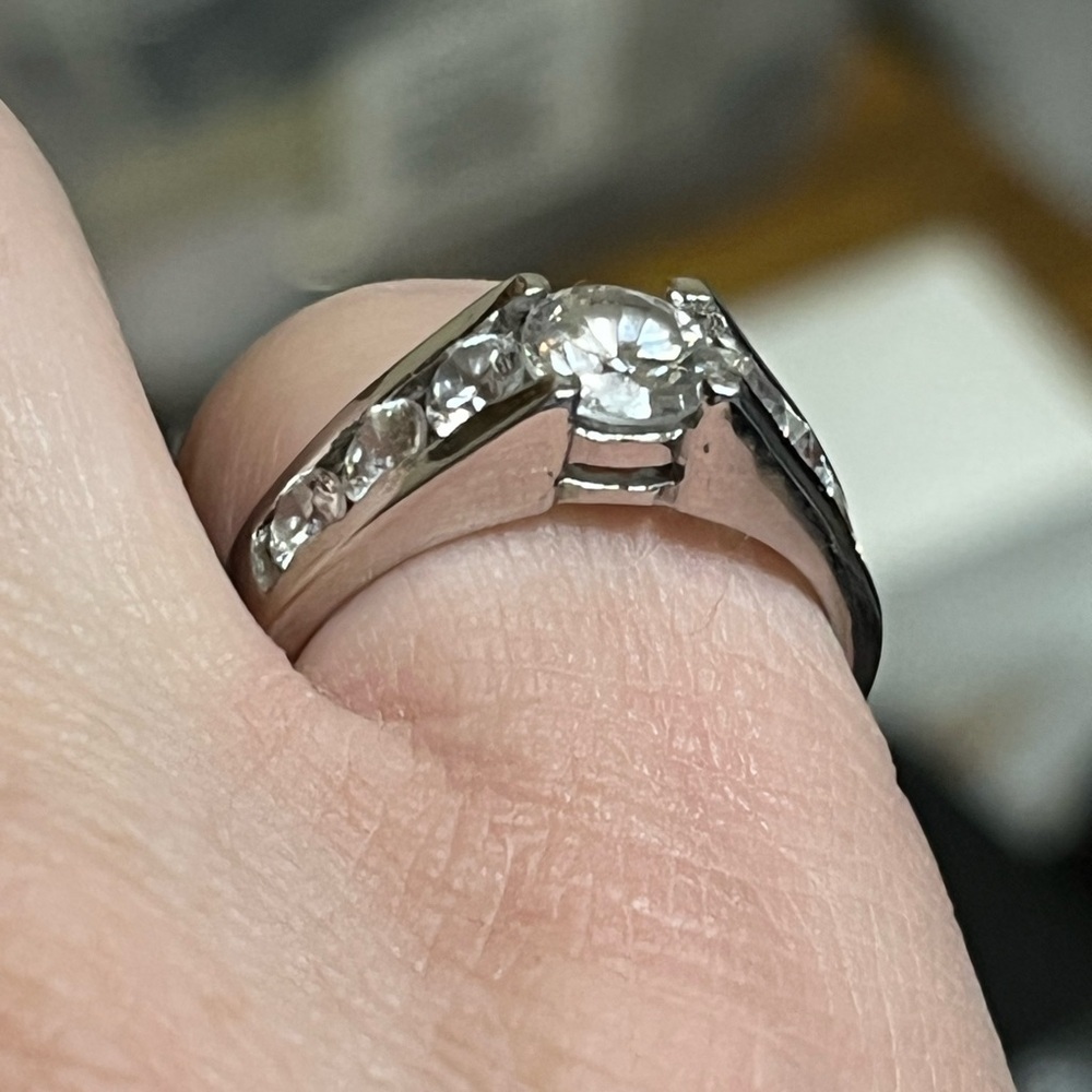 Channel Set Engagement Ring - Picture 9 of 16
